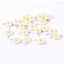 20 Pcs 0.75W High Power 100LM 2 Pin Warm White Light LED Lamp Diodes Blub Beads
