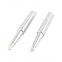 2 Pcs 43mm Long 2.4mm Wide Chisel Head Welding Soldering Iron Tip 900M-T-2.4D