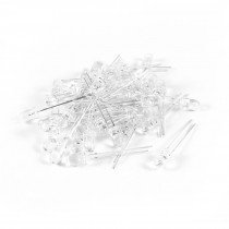 50 Pcs 5mm Round Head Photodiode Photosensitive Light Sensitive Diode