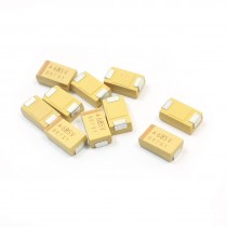 10PCS 7343 Case D 6.8uF 35V 7.3x4.3x3mm SMD SMT Tantalum Chip Capacitors