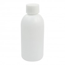 250mL 25mm Dia Mouth White Plastic Leak Proof Bottle Storage for Chemistry Lab