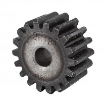 10mm x 40mm x 20mm Module 2 18 Teeth Metal Straight Spur Gear Wheel Gray