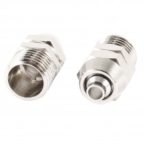 2pcs Industry 5mmx8mm Pneumatic Tube Quick Coupler Coupling Fitting 13mm Thread
