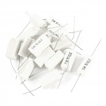 15 Pcs 5W Watt 10 Ohm 5% Ceramic Cement Power Resistor White