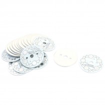 20PCS 40mm Round Aluminum PCB Circuit Board for 1W/3W 5LED Light in Series