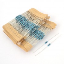 300 Pcs Axial Lead 0.25W 1% 1K Ohm Flameproof Electronic Metal Film Resistor