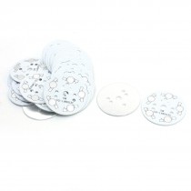 30 Pcs 50mm Round Aluminum PCB Circuit Board for 5 x 1W/3W High Power LED