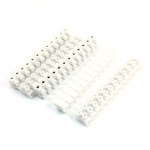 5Pcs 2 Rows 12P Wire Connector Screw Terminal Barrier Block 300V 20A