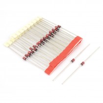 40 Pcs 56V 1W Glass Sealed Zener Diodes Voltage Stabilizer
