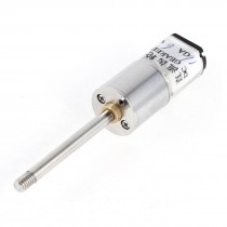 DC 6V 10RPM 4mm Threaded Shaft Cylinder Electric Geared Box Speed Reduce Motor