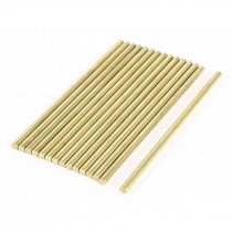 15 Pcs Car Model Toy DIY Brass Rod Axles Drill Rod Bar 3mm x 80mm