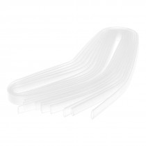 5 Pcs 3Ft 8mm Dia Heat Shrinkable Tube Wire Sleeve Shrinking Tubing Clear