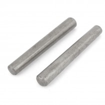 HSS Hardware Spare Parts 65mm Long Tapered Pins 2 Pcs Silver Tone