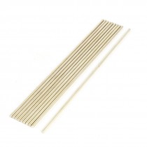 10 Pcs Car Model Toy DIY Brass Rod Axles Drill Rod Bar 3mm x 180mm