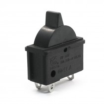 AC 250V 10A SPDT 3 Pin 3 Position Hair Dryer Boat Rocker Switch Black