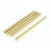 5 Pcs Car Model Toy DIY Brass Rod Axles Drill Rod Bar 3mm x 50mm