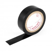 13Ft 0.18mm Thickness PVC Insulating Tape Black for Electric Wire