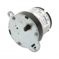 DC12V 60RPM 2Pins Connector 45mm Height Metal Plastic Gearbox Motor