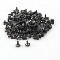 150 Pcs PCB Mounted Momentary 3-pin Tact Pushbutton Switch 4.5mmx4.5mmx7mm