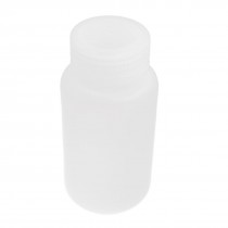 250ml 8 oz White Plastic Cylinder Shaped Chemical Reagent Bottle