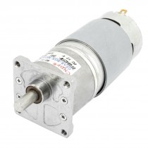 50RPM DC 12V 7mm Shaft Dia 2 Pin Speed Reduction Geared Motor