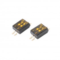 1.27mm Spacing 4Pin 2 Position Slide Type SMT SMD DIP Switch 2 Pieces