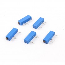 5pcs 100K Ohm Rectangle Cermet Triming Pot Trim Potentiometer Rheostat