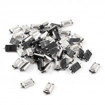 50 Pcs PCB SMD Mount Momentary Dual Pin SPST Tact Pushbutton Switch 6x3x2.5mm