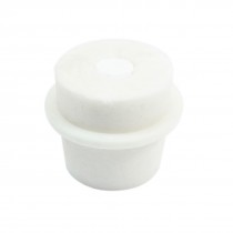 33mm-38mm 23mm Hole Dia Conical Flask Silicone Stopper Plug Beige