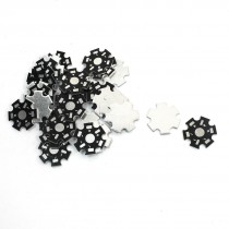 30PCS 20mm Star Shaped Aluminum PCB Circuit Board for 1 x 1W/3W LED in Series