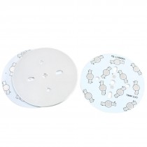 3Pcs 78mm Circle Aluminum PCB Circuit Board for 12 x 1W 3W LED in Series