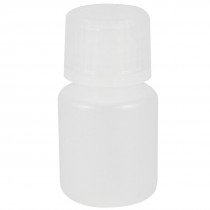 15mL 0.5 oz White Plastic Cylinder Shaped Chemical Reagent Bottle