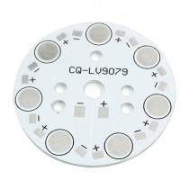 Aluminum PCB Printed Circuit Board 49mm for 7 x 1W/3W/5W LEDs