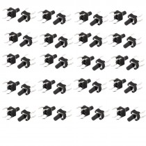 50 Pcs PCB Mount Momentary 4-pin SPST Tact Pushbutton Switch 4.5x4.5x7mm