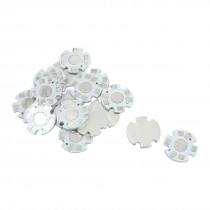 20 PCS 16mm Diameter Aluminum PCB Circuit Board DIY for 1W/3W LED Bulb