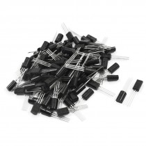 100Pcs PCB Board B647 120V 1A Through Hole TO-92L PNP Transistors