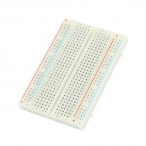 White 400 Tie Point PCB Board Test Prototype Solderless Breadboard 85x55x8mm