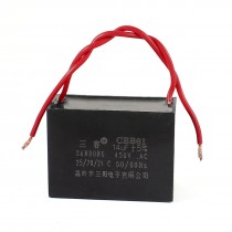 CBB61 14uF AC 450V 2-Wire Lead Polypropylene Film Motor Run Capacitor