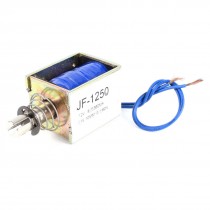 DC 12V 360mA 10mm Stroke 60N Pull Type Open Frame Solenoid Electromagnet