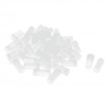 50x Isotope Container Clear White Plastic Cylindrical Reagent Vial