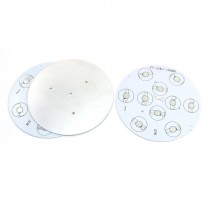 3Pcs 110mm Circle Aluminum PCB Circuit Board for 10 x 1W 3W LED in Series