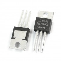 2Pcs SBL2040CT 3 Terminals Dual High-Voltage Power Schottky Rectifier 20A 40V