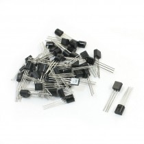 50Pcs PCB Board S9015 50V 100mA Through Hole TO-92 PNP Transistors