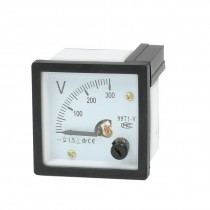 AC 0-300V Zero Setting Square Dial Panel Analog Volt Test Meter Voltmeter