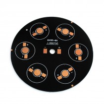 Aluminum PCB Round Circuit Board 84mm Dia for 6x1W/3W/5W LED Lamp