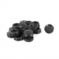 20 PCS Replcing Part 19.5x7mm Motor Carbon Brush Cap Cover Black