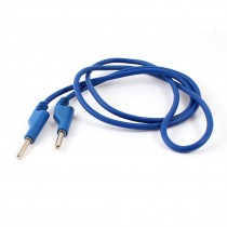 Multimeter Connector Dual 4mm Banana Plug Probe Test Cable 1M Long Blue