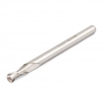 6mm x 6mm Straight Shank 2 Flutes HSS End Mill Cutter Milling Tool