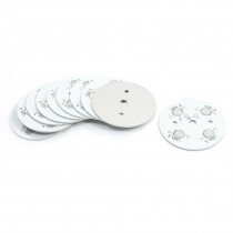 10pcs 49mm 4 x 1W/3W/5W In Series LED Power Aluminum PCB Circuit Board