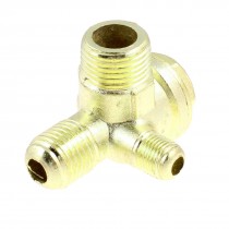1/8" 1/4" 3/8" Male Thread Brass Air Compressor Check Valve Gold Tone